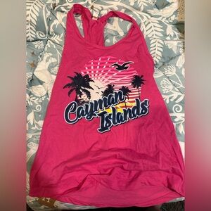 Cayman Islands Womens Pink Shirt